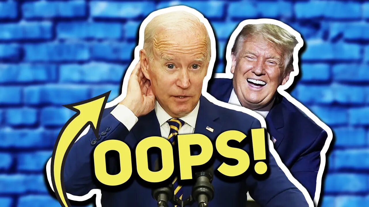 OOPS: Joe Biden Accidentally Admits The Truth 😮