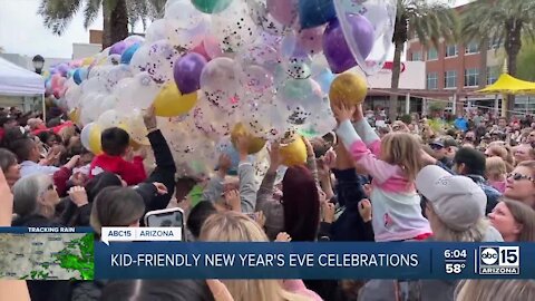 Families celebrate "Noon Year's Eve" across the Valley