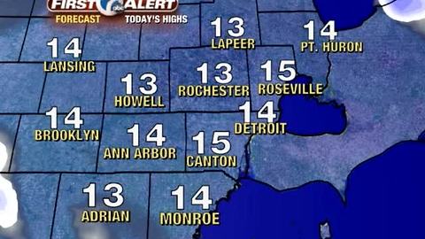 Bitterly cold temps to end 2017