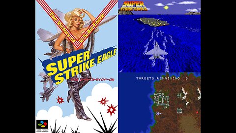 Super Strike Eagle (Super NIntendo) Damage Critical! Time to Land the Plane!