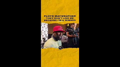 #floydmayweather They don’t like me because I’m a winner