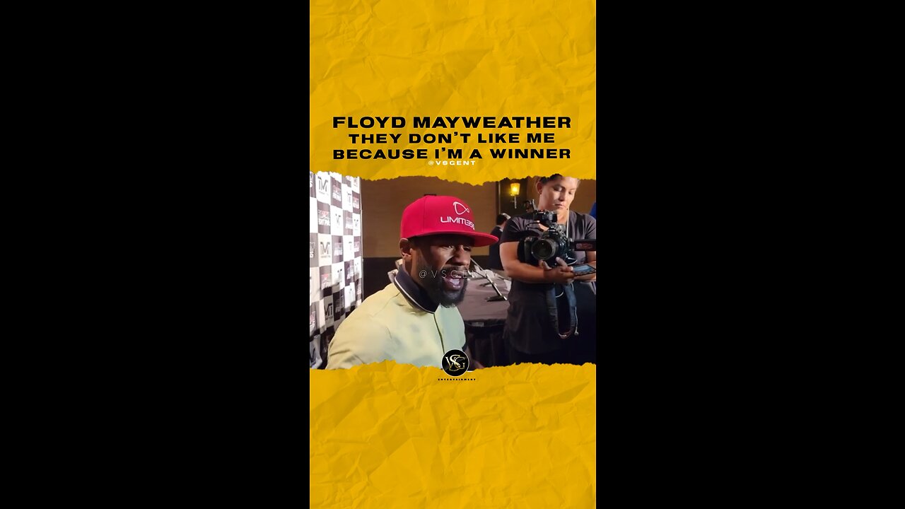 #floydmayweather They don’t like me because I’m a winner