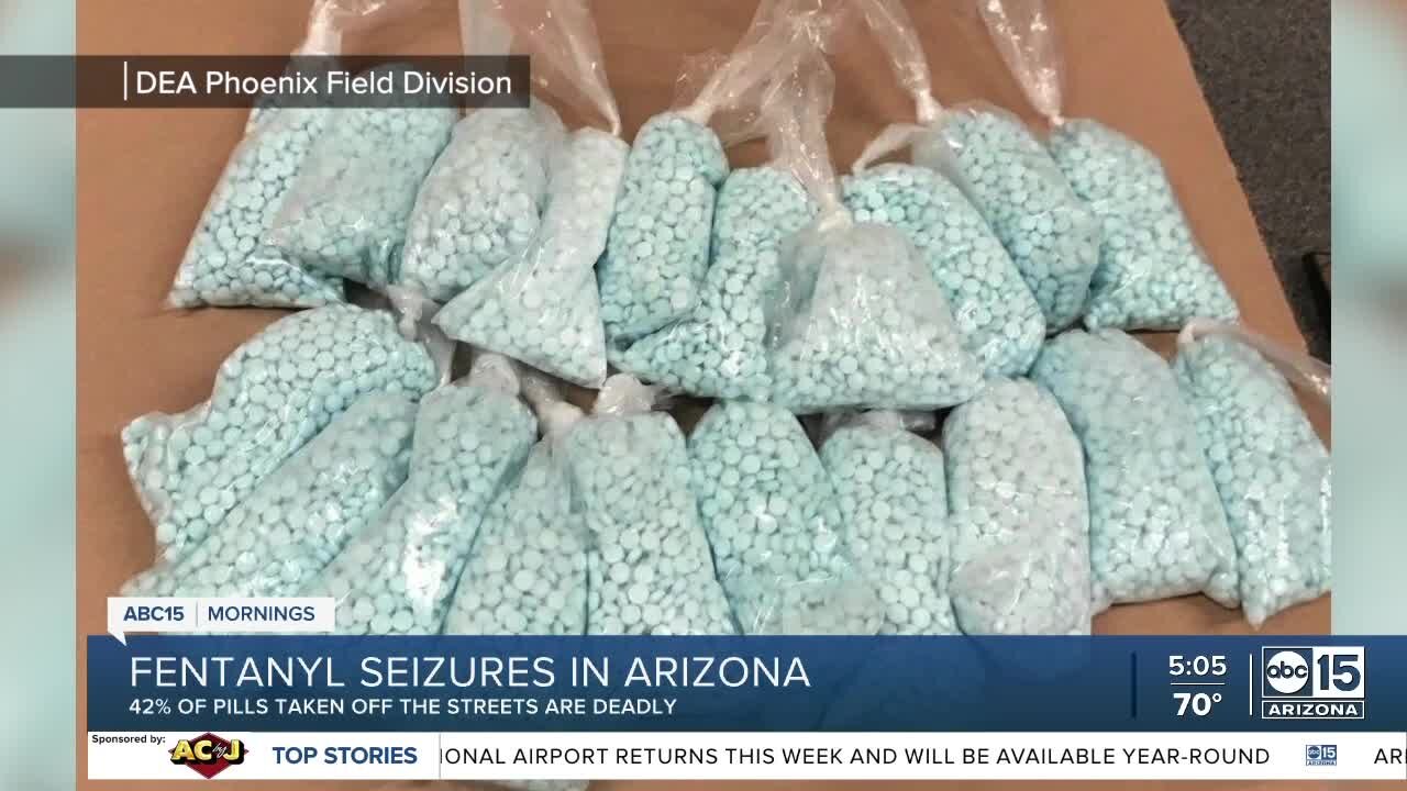 Millions of fentanyl pills are being taken from Arizona streets, on pace to beat 2021 record
