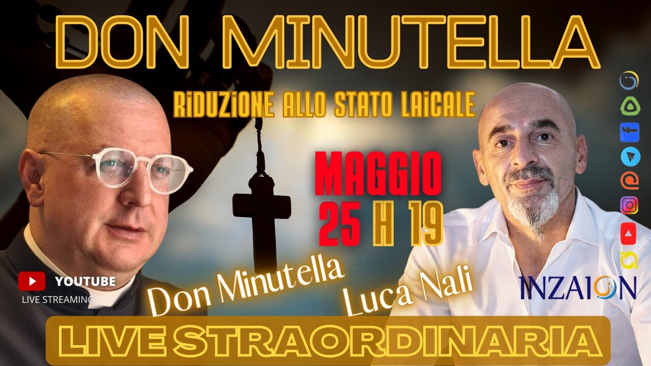 DON MINUTELLA, RIDUZIONE ALLO STATO LAICALE - Don Minutella - Luca Nali