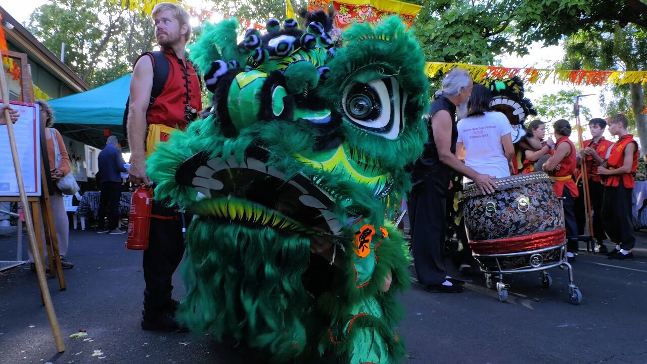 Lion Dance Firecracker CNY Bunbury Australia Happy Chinese New Year