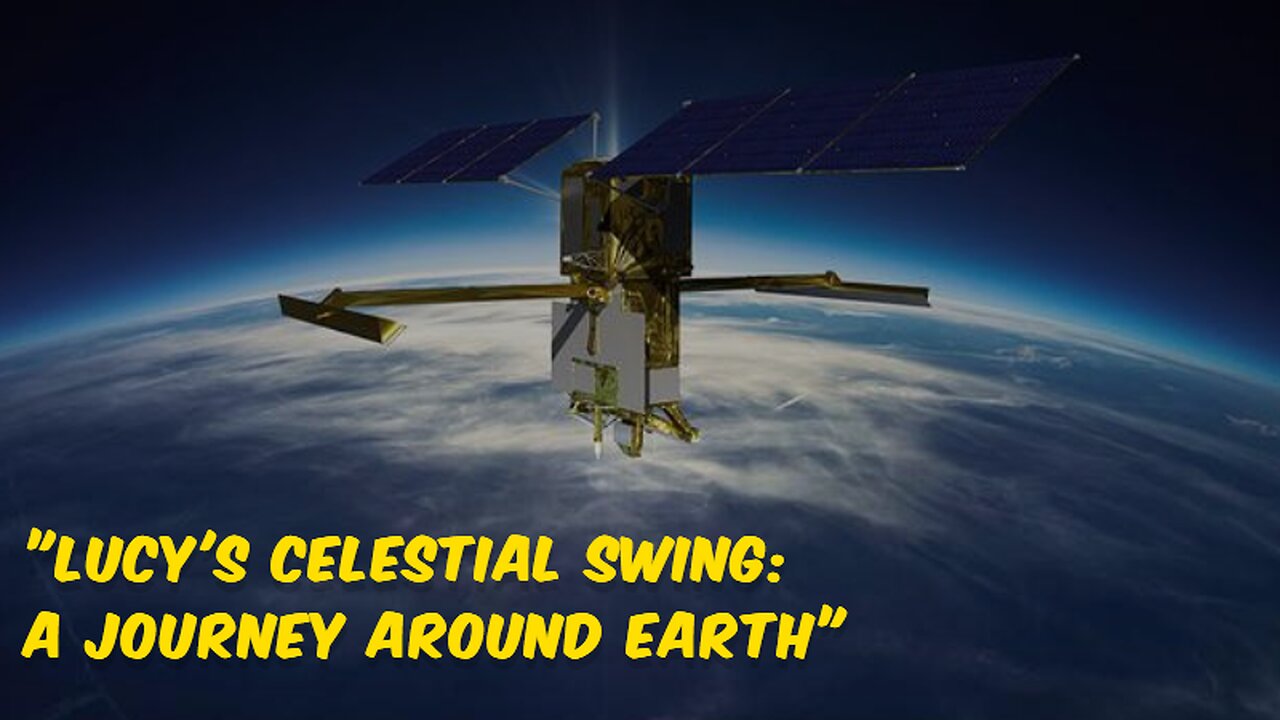 "Lucy's Celestial Swing: A Journey Around Earth"