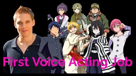 First Voice Acting Job #ErikScottKimerer #anime #voiceacting #voiceacting