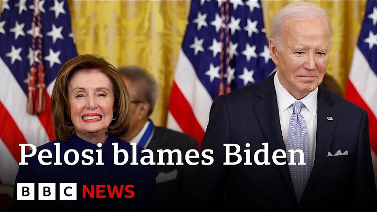 Nancy Pelosi blames Joe Biden for Democrats’ election loss | BBC News