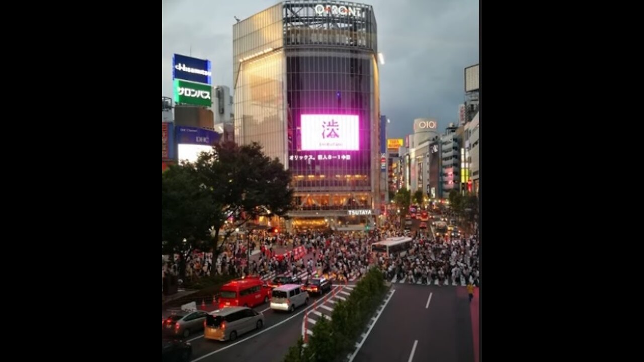 170805 Japan Tokyo Shibuya Crossing - World's Busiest Intersection