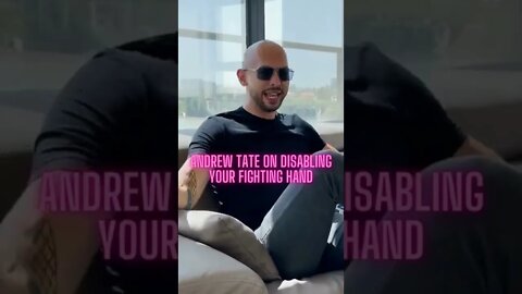 Andrew Tate on disabling your fighting hand #Shorts