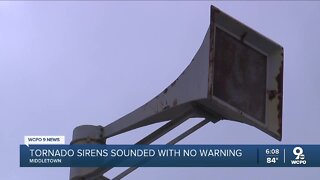 Middletown tornado sirens go off despite no severe weather in area