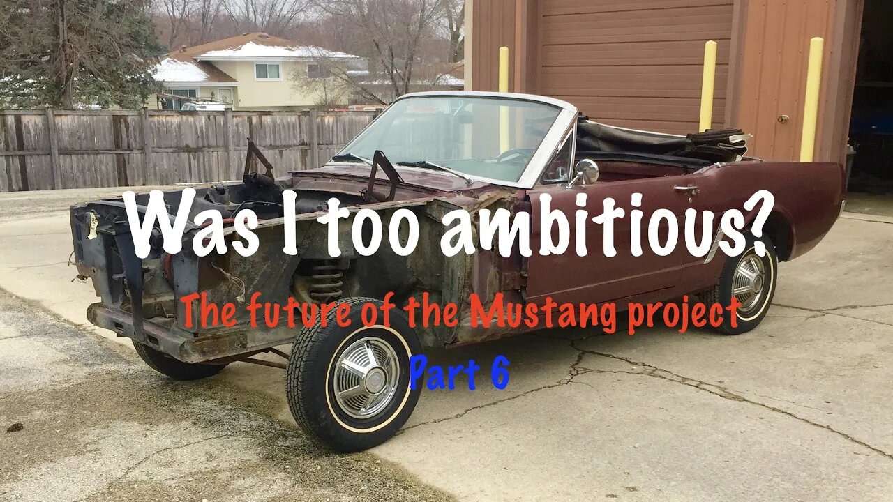 The future of the Mustang restomod coyote swap rebuild project part 6