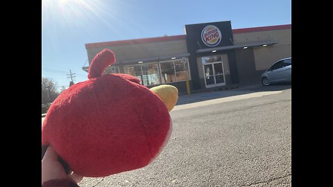 Red Goes To Burger King