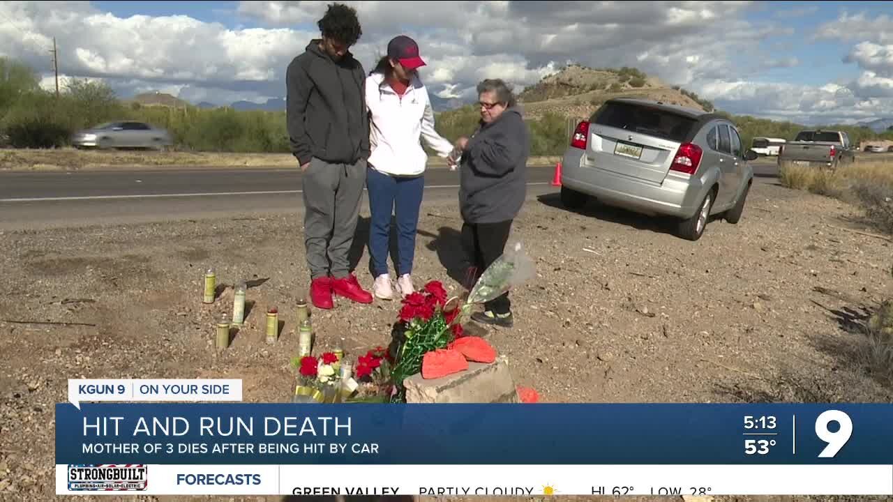 Hit and run on Ajo and La Cholla leaves mother of 3 dead