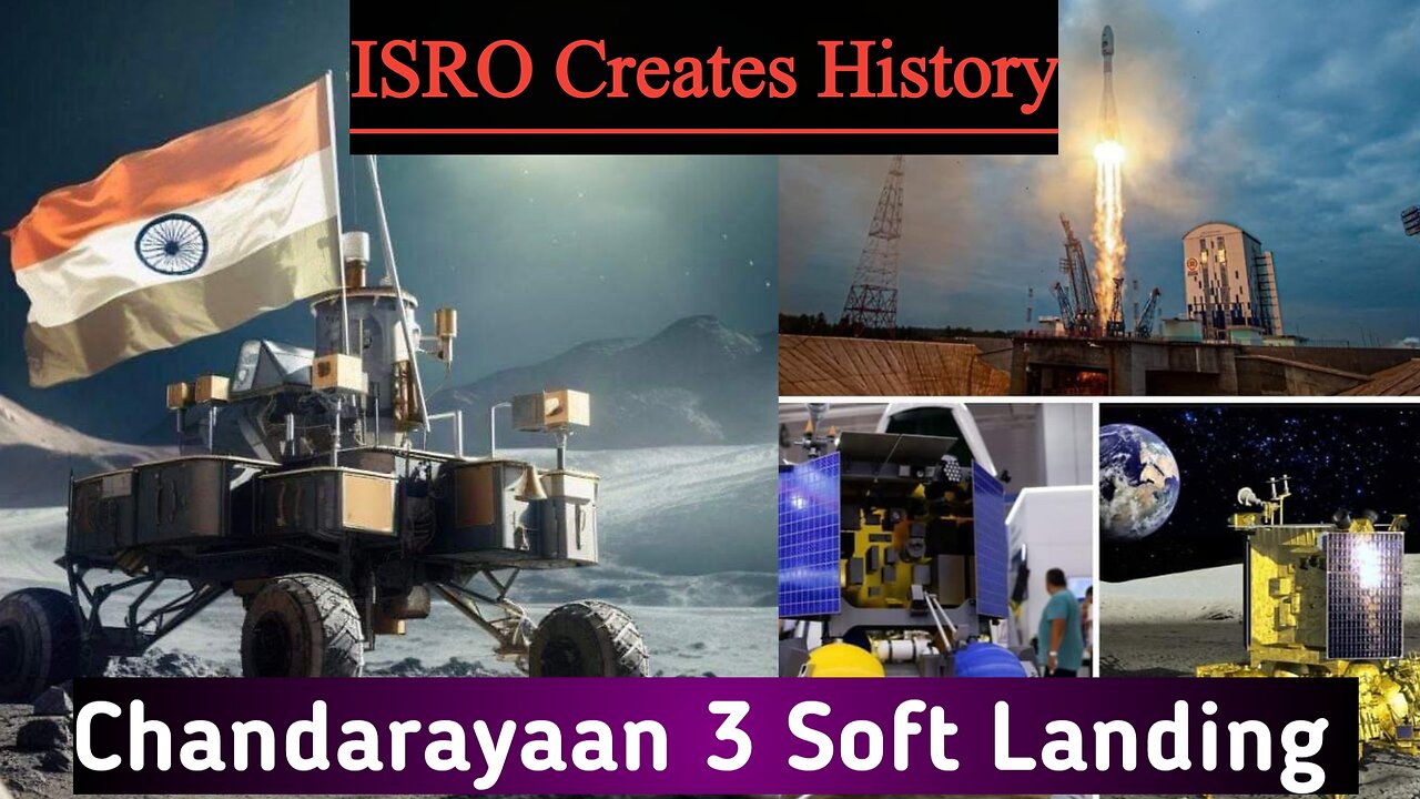 Chandrayaan 3 Successful Landing On Moon Surface.