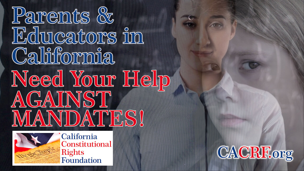 Parents, Children and Educators in California Need Your Help!