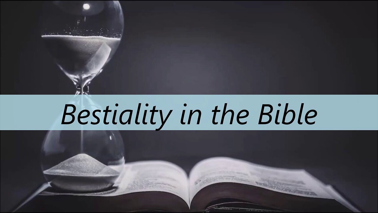 Bestiality in the Bible