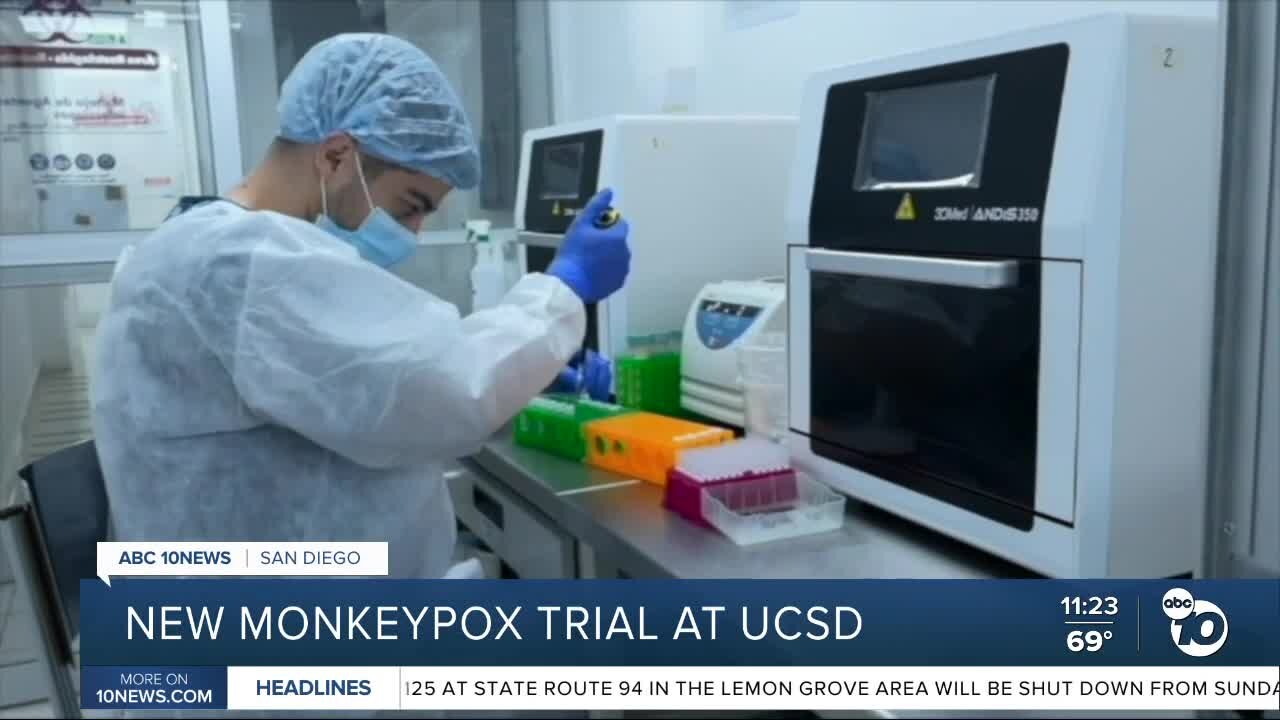 New monkeypox trial at UC San Diego