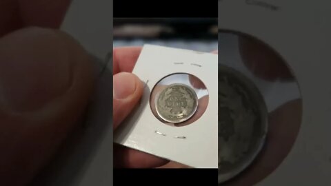 Silver Seated Dime Coin! #shorts