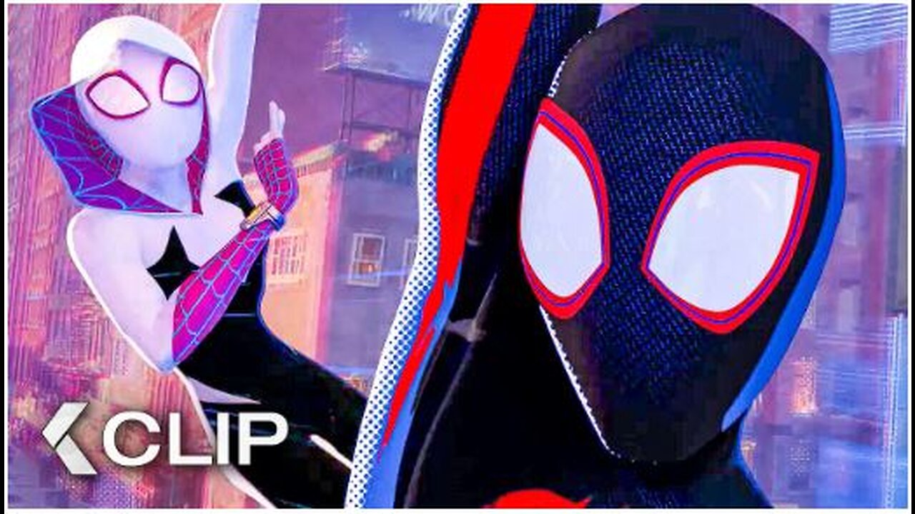 Gwen Explains The Spider-Society Scene - Spider-Man: Across The Spider-Verse (2023)