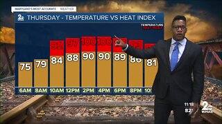 WMAR-2 News Patrick Pete's Wednesday night weather