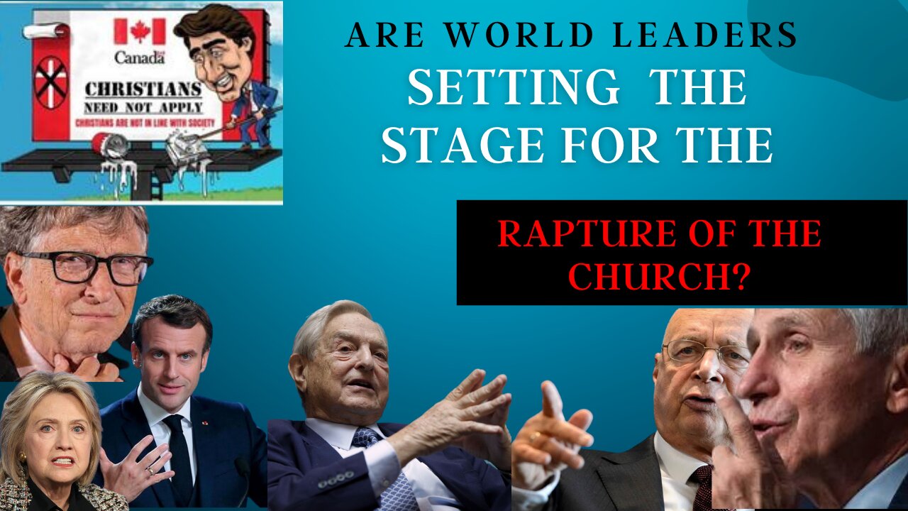 Why are world leaders removing Christians from Society?