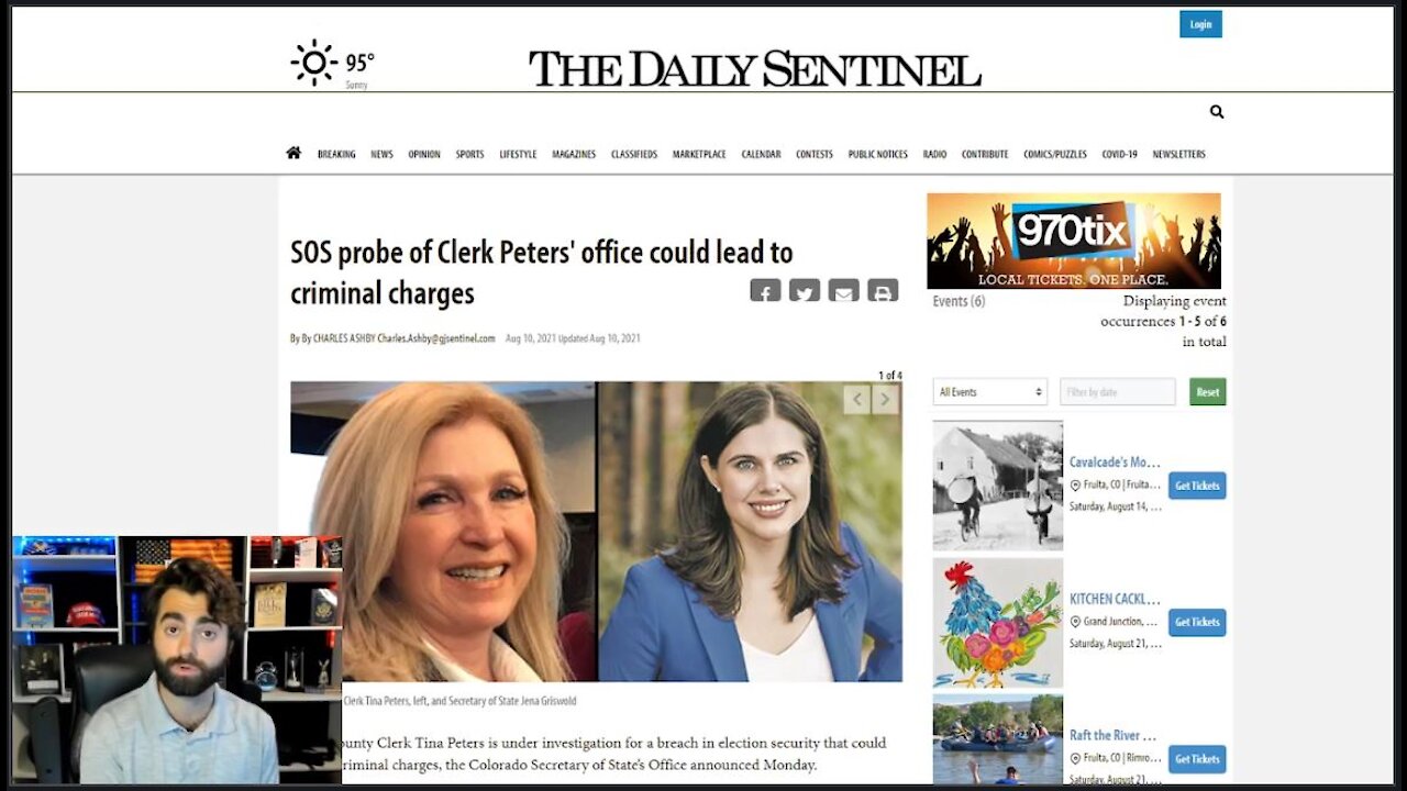 Corrupt MESS In MESA COUNTY - Colorado SOS Turns The Heel On WHISTLEBLOWER Clerk Tina Peters