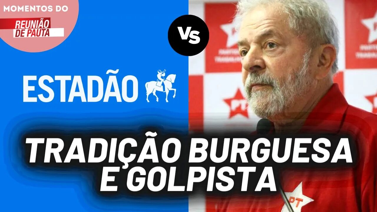 Estadão ataca novamente Lula e PT | Momentos do Reunião de Pauta