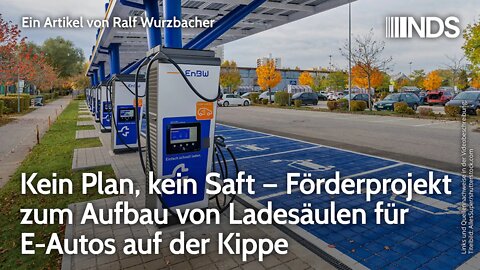 Kein Plan, kein Saft – Förderprojekt zum Aufbau von E-Auto-Ladesäulen auf der Kippe. Wurzbacher NDS