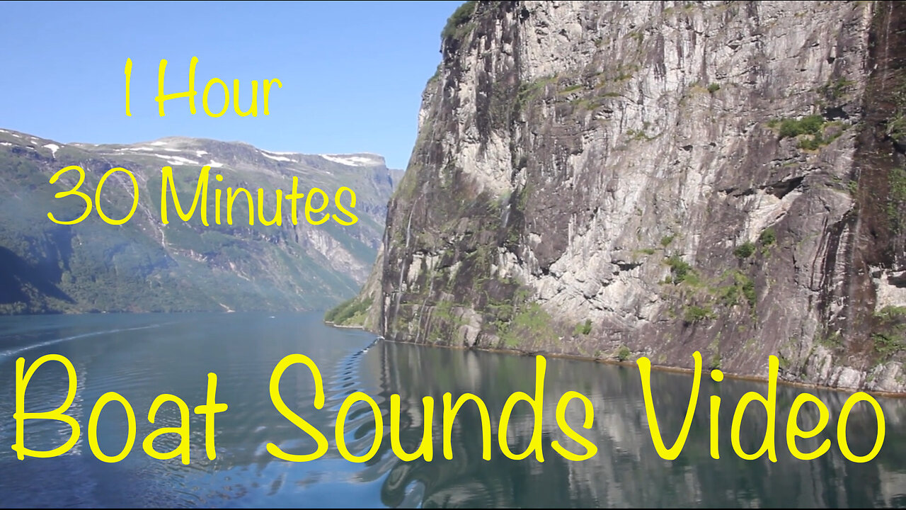 Escape Reality From 1 Hour And 30 Minutes Of Boat Sounds Video