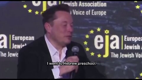 “I’m aspirationally Jewish” - Elon Musk. CRINGE