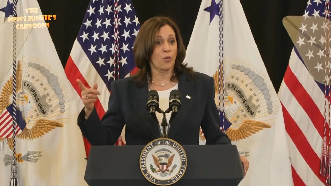 Kamala Harris: "The vast majority were hospitalized with C-19 they were not vaccinated."