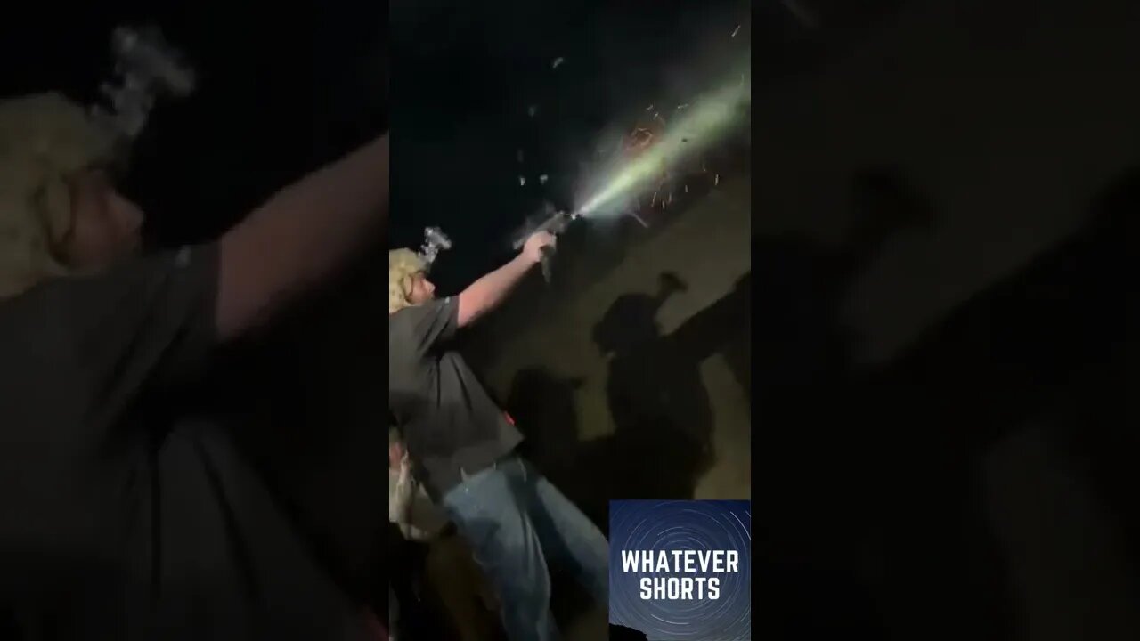 100 round fully automatic Glock #shorts #gun #loud #shooting