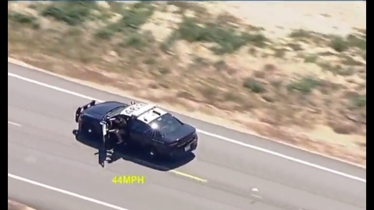 Deadly Moment Suspect Jumped Out Of Cop Car At 46 MPH