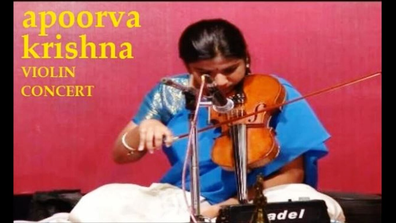 APOORVA KRISHNA---VIOLIN CONCERT