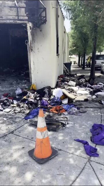 A fire destroyed AC's T-Shirt Factory