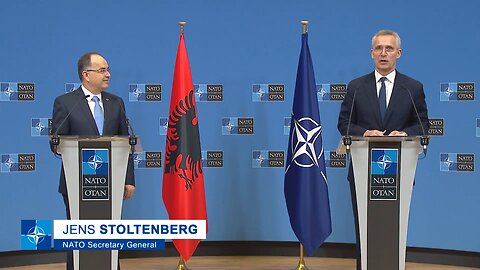 NATO Secretary General with the President of Albania Bajram Begaj, 07 MAR 2023