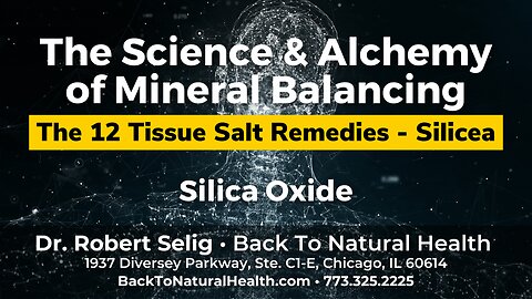 The 12 Tissue Salt Remedies - Silicea