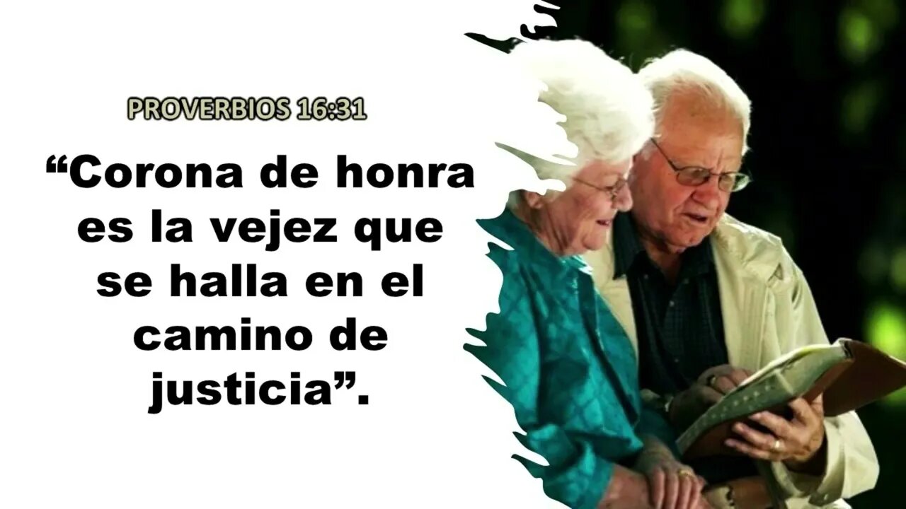 La cabeza canosa es corona de gloria #devocional #devocionaldiario