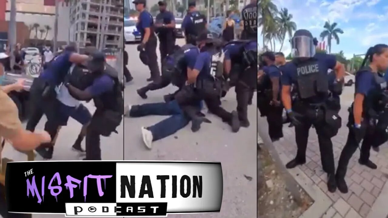 Miami PD Fight Back During Riot