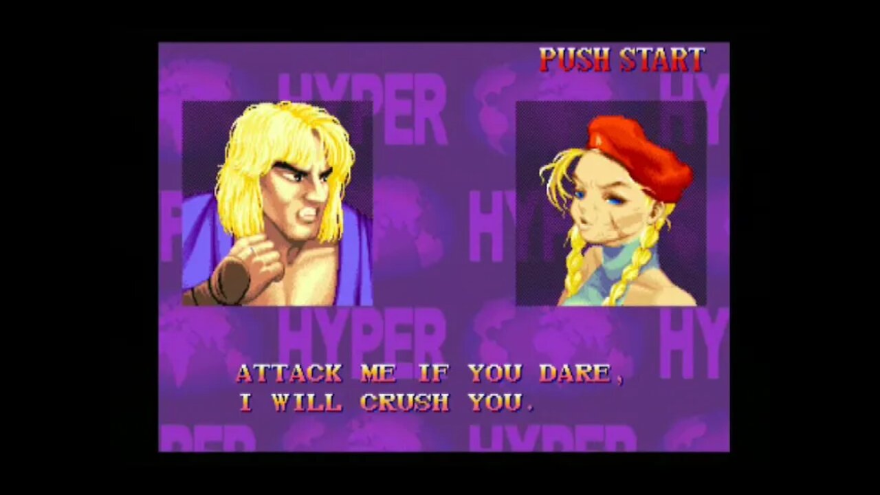 Hyper Street Fighter 2 Nerf AI (PS2) - Ken (Turbo) - Hardest - No Continues