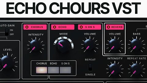 Roland RE-501 VST Clone FOX CHOURS ECHO by Safari Pedals FIRST LOOK Review