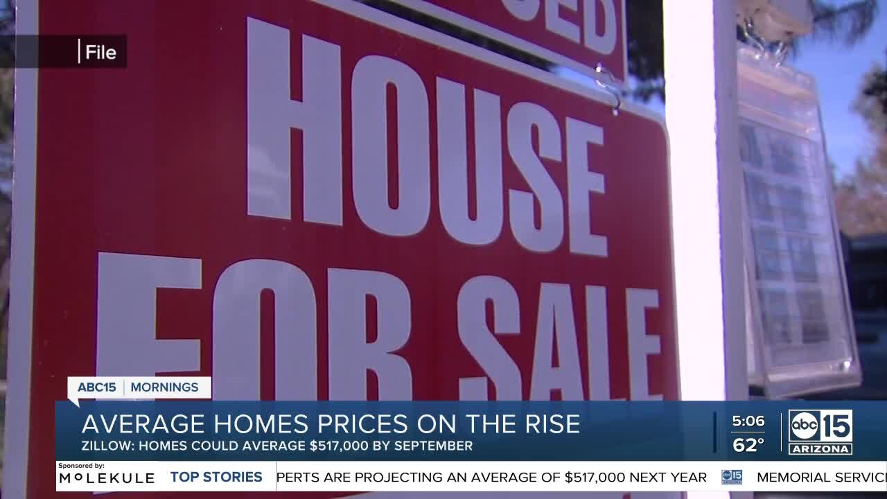 Average Valley home prices on the rise