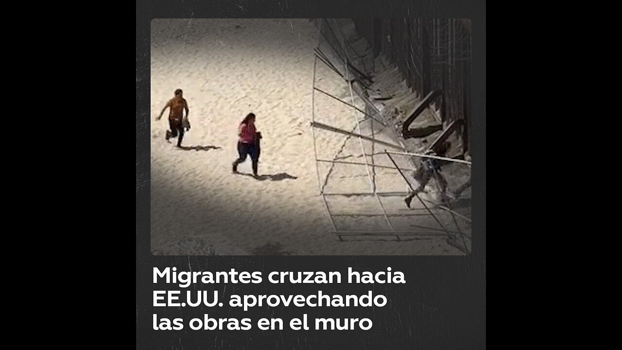 Migrantes aprovechan descuido y entran a EE.UU. cruzando el muro desde una playa de Tijuana