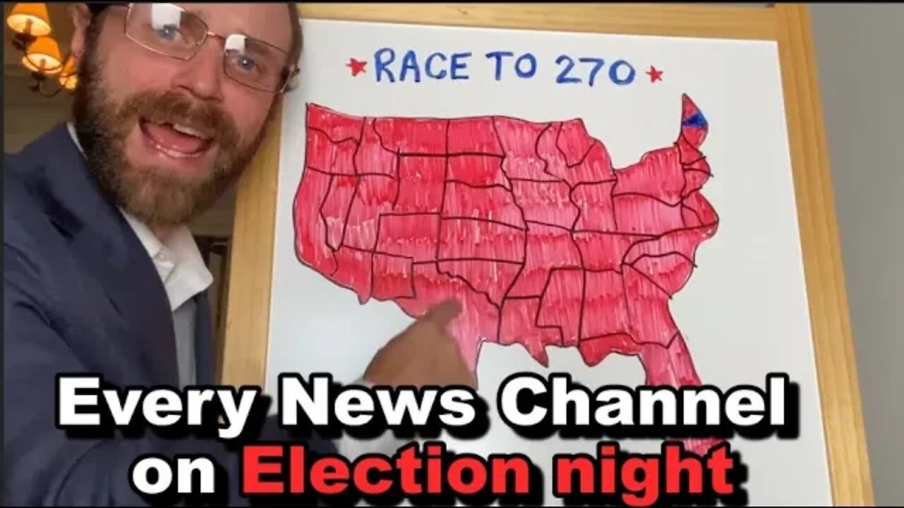 Every News Channel on Election Night