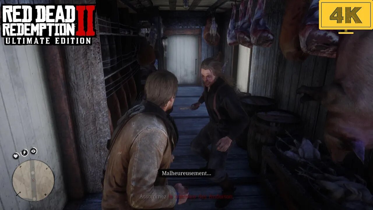 rdr2 fight - Arthur Morgan Fight inside the train - #rdr2 #shorts