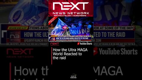 How the Ultra MAGA World Reacted to the raid #shorts