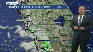 FORECAST: Popcorn showers possible along sea breeze Sunday