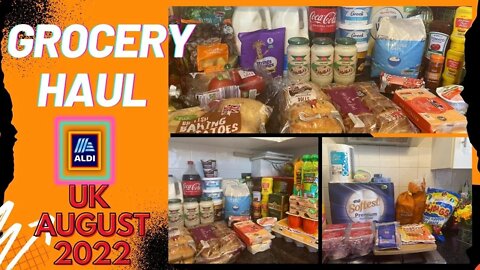 £93 ALDI GROCERY HAUL UK 2022 & MEAL PLAN/PRICES