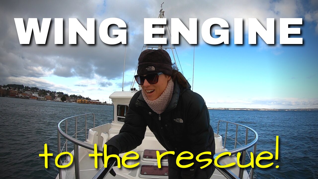 WING engine to the rescue on our Nordhavn 43 trawler! [MV FREEDOM]